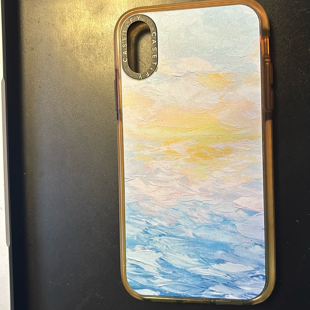 Casetify iphome x/XR phone case sunset design